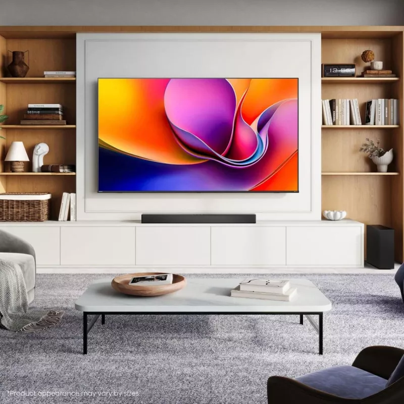 Hisense 85A6Q 85" (216 cm) 4K Ultra HD Smart TV, VIDAA, Dolby Vision, Wi-Fi, čierny