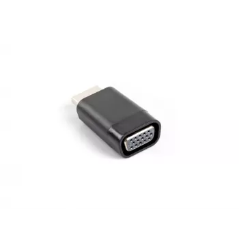 VGA na HDMI adaptér LANBERG AD-0016-BK, VGA (konektor samec) na HDMI (konektor samica), čierna