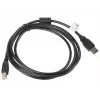 USB 2.0 kábel LANBERG CA-USBA-11CC-0018-BK 1,8 m, USB A na USB B, čierny, 480 Mbit/s