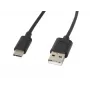 USB kábel LANBERG CA-USBO-10CC-0018-BK USB 2.0, USB A (konektor samec) na USB C (konektor samec), 1,8 m, čierny