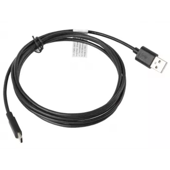 USB kábel LANBERG CA-USBO-10CC-0018-BK USB 2.0, USB A (konektor samec) na USB C (konektor samec), 1,8 m, čierny