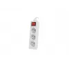 Predlžovací kábel Lanberg PS1-03E-0150-W 1,5 m 3 AC výstupy interiér biely