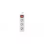 Predlžovací kábel Lanberg PS1-03E-0150-W 1,5 m 3 AC výstupy interiér biely