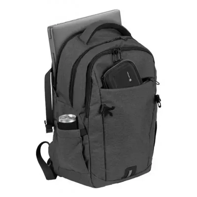 Mestský batoh NATEC NTO-2226 — polyester, 160×325×465 mm, čierny/sivý