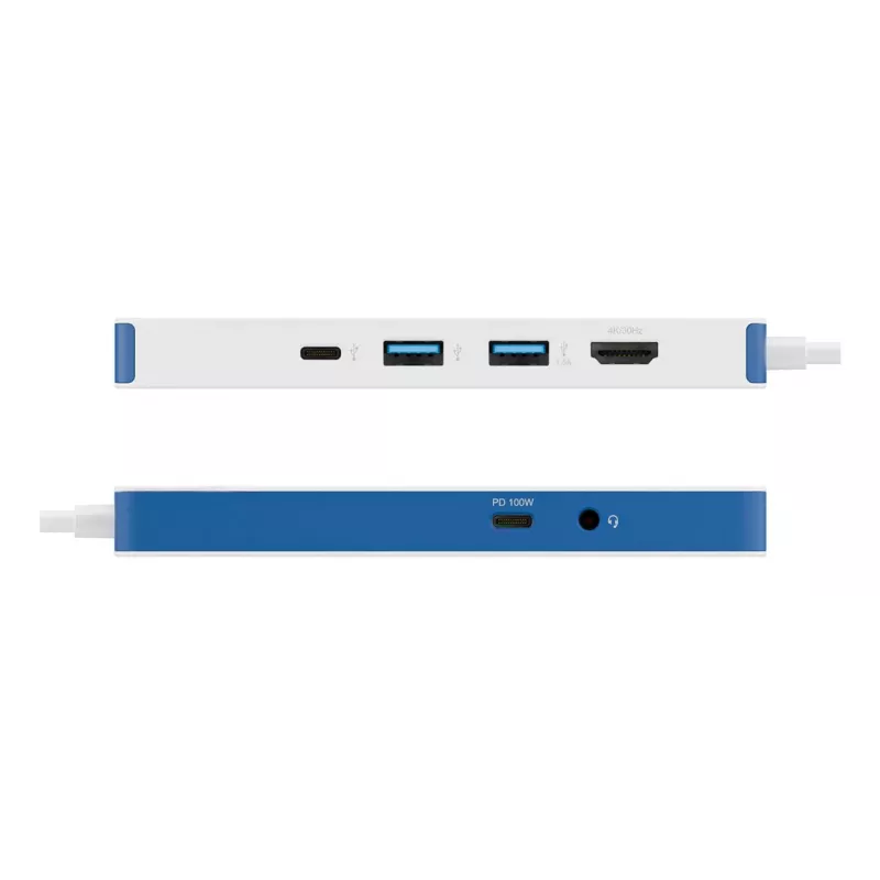TARGUS Hyperdrive Flex 8 portový USB-C hub (modrý)