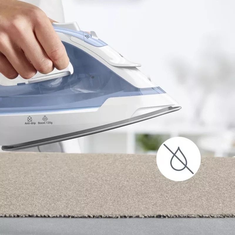 Tefal Virtuo 30 FV2C41E0 žehlička suchá a parná keramická žehliaca plocha 2000 W modrá, biela