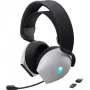 Alienware AW725H headset káblový a bezdrôtový čelenkový herný USB Type-C čierna, biela