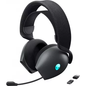 Alienware AW725H headset káblový a bezdrôtový čelenkový herný USB Type-C Bluetooth čierna
