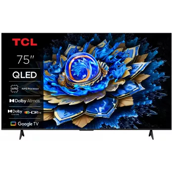 TCL T69C 75T69C TV 190,5 cm (75 palcov) 4K Ultra HD Smart TV Wi-Fi čierna 350 cd/m²
