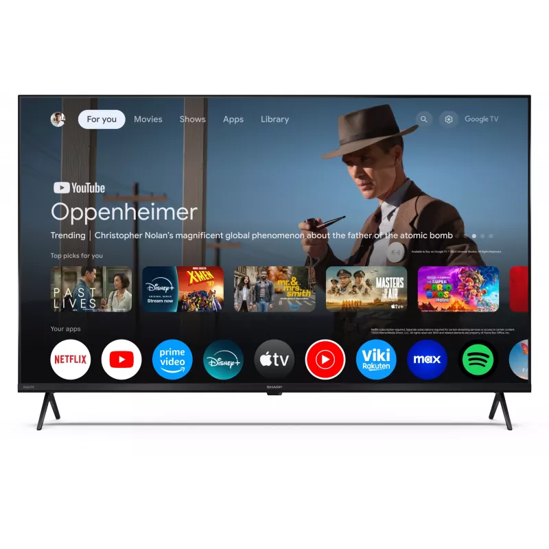 Sharp 43HP5265E TV 109,2 cm (43 palcov) 4K Ultra HD Smart TV Wi-Fi čierna