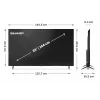 Sharp 65HP5265E 65" (165,1 cm) 4K Ultra HD Smart TV, Google TV, Wi-Fi, čierny