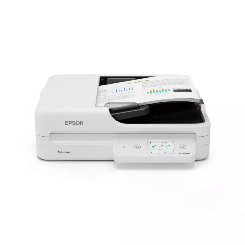 Epson WorkForce DS-1760WN plochý a ADF skener 1200 x 1200 DPI A4 čierny, biely