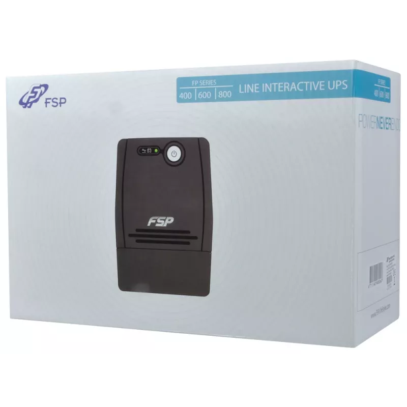 FSP FP 600 neprerušiteľný zdroj napájania (UPS) 0,6 kVA 360 W 2 AC výstupy