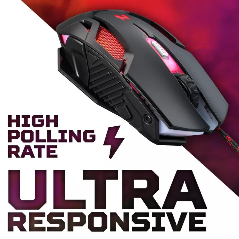 Acer Nitro Gaming Mouse II NMW200, drôtová, čierna