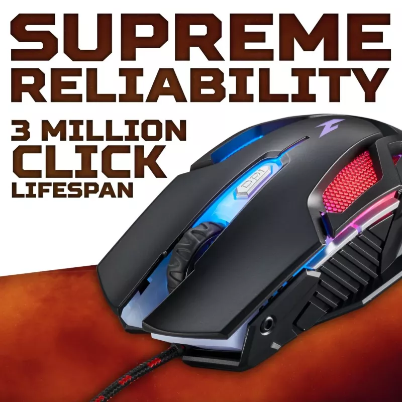 Acer Nitro Gaming Mouse II NMW200, drôtová, čierna