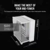 CORSAIR PC skriňa – iCUE LINK 6500X RGB Mid-Tower Dual Chamber biela