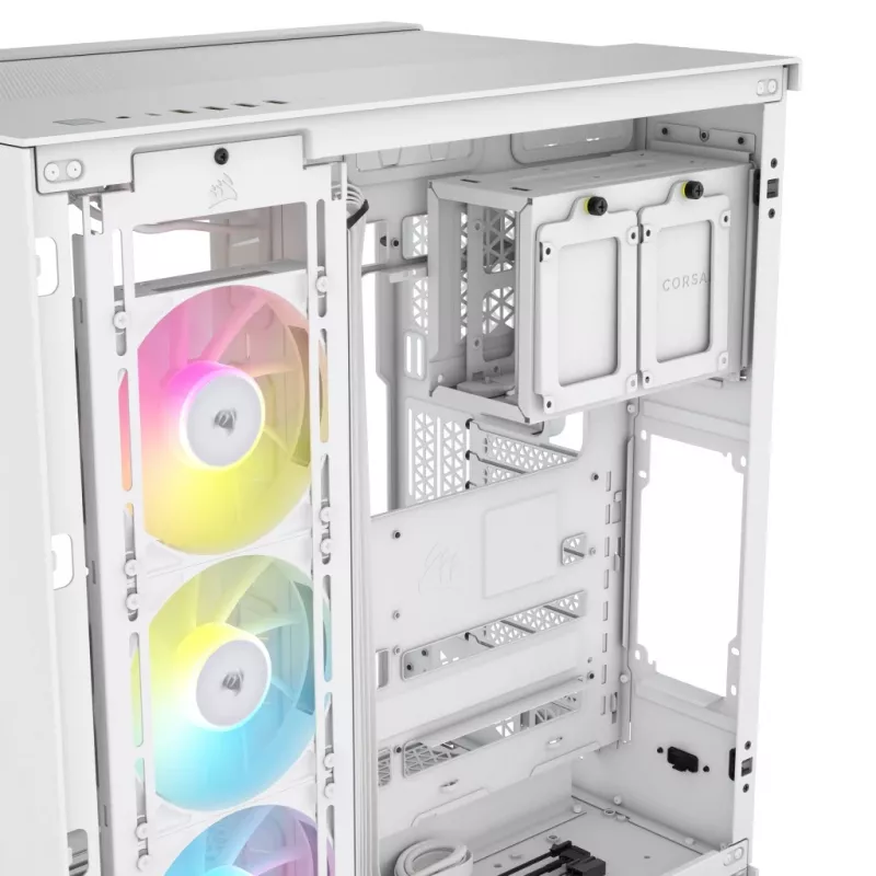 CORSAIR PC skriňa – iCUE LINK 6500X RGB Mid-Tower Dual Chamber biela