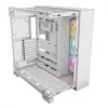 CORSAIR PC skriňa – iCUE LINK 6500X RGB Mid-Tower Dual Chamber biela