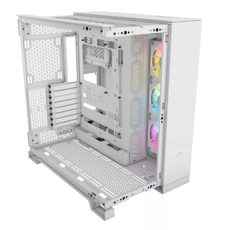 CORSAIR PC skriňa – iCUE LINK 6500X RGB Mid-Tower Dual Chamber biela