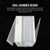 CORSAIR PC skriňa – iCUE LINK 6500X RGB Mid-Tower Dual Chamber biela