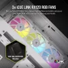 CORSAIR PC skriňa – iCUE LINK 6500X RGB Mid-Tower Dual Chamber biela