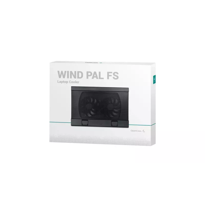 DEEPCOOL Wind Pal Fs chladiaci podložka pod notebook 1200 Rpm - čierna