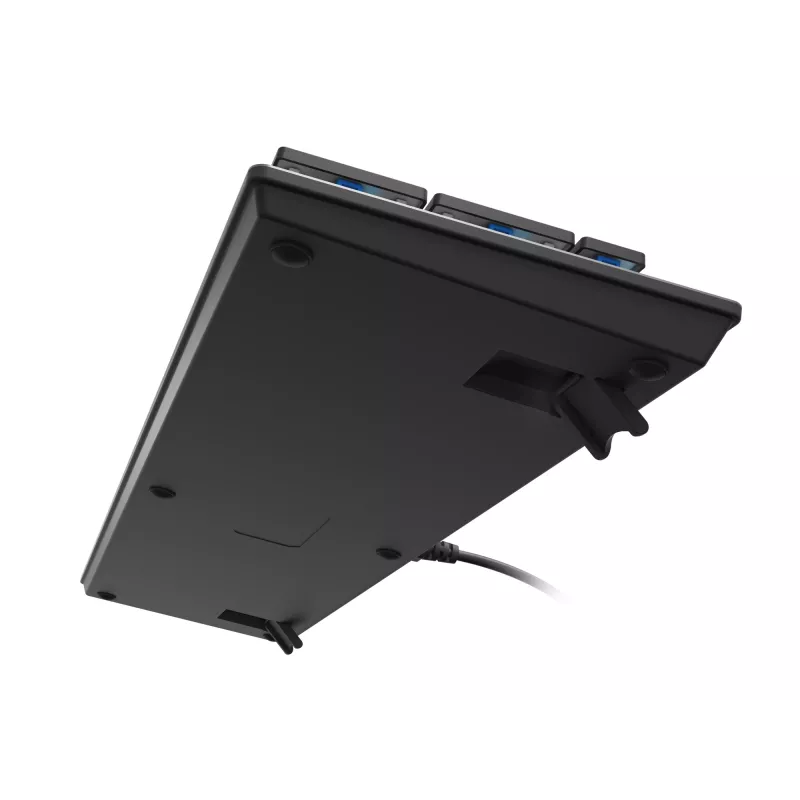 GENESIS Thor 420 RGB klávesnica herná USB QWERTY US International strieborná