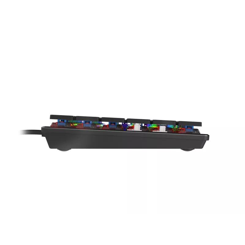 GENESIS Thor 420 RGB klávesnica herná USB QWERTY US International strieborná