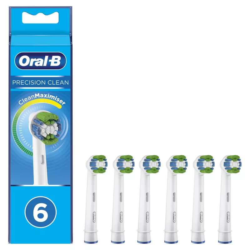 Oral-B Precision Clean 80339528 hlavica kefky 6 ks biela