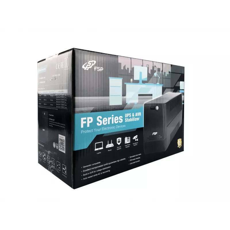 FSP FP 2000 neprerušiteľný zdroj napájania (UPS) Line-Interactive 2 kVA 1200 W 4 AC výstupy