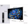 TCL 85T69C 85" (216 cm) 4K Ultra HD QLED Smart TV, Google TV, Wi-Fi, čierny