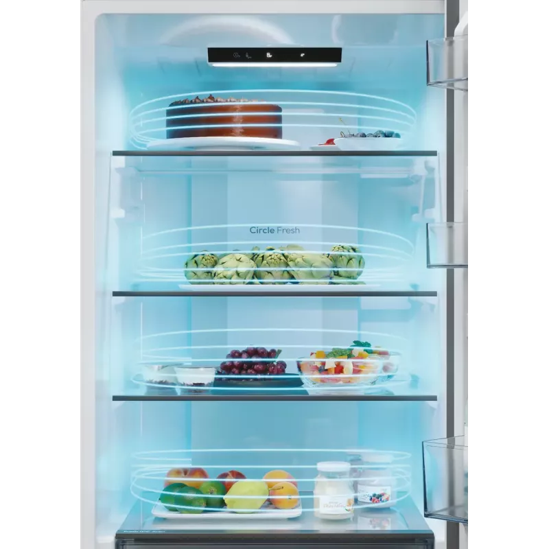 Chladnička Candy Fresco ECN2CQTEB186 355 L čierna No Frost