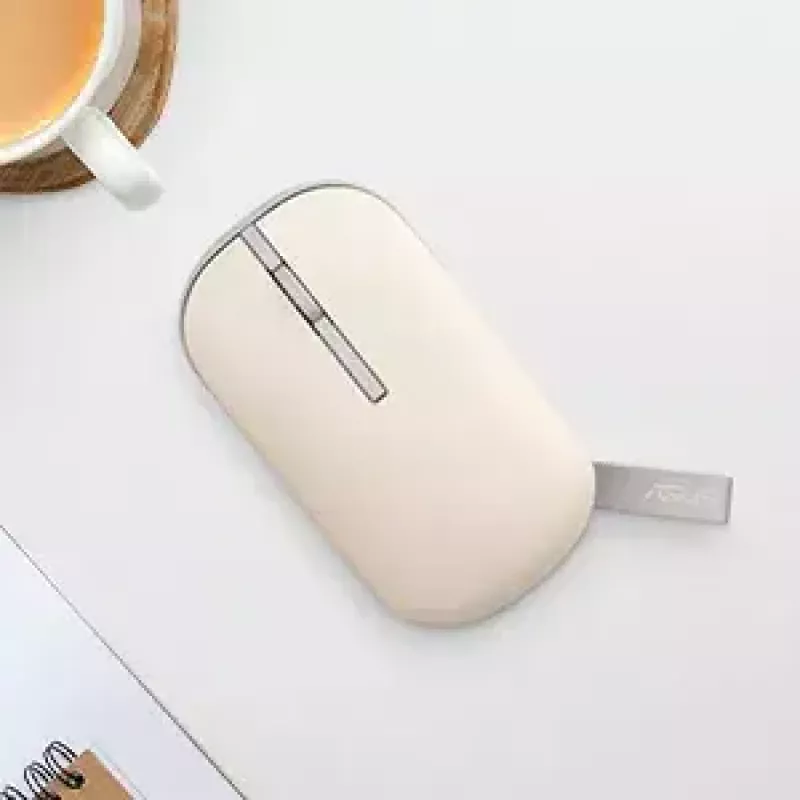 ASUS Marshmallow MD100 myš kancelárska obojručná RF bezdrôtová + Bluetooth optická 1600 DPI
