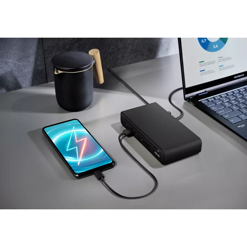 ASUS Triple Display USB-C Dock DC300 dokovacia stanica USB 3.2 Gen 2 (3.1 Gen 2) Type-C čierna