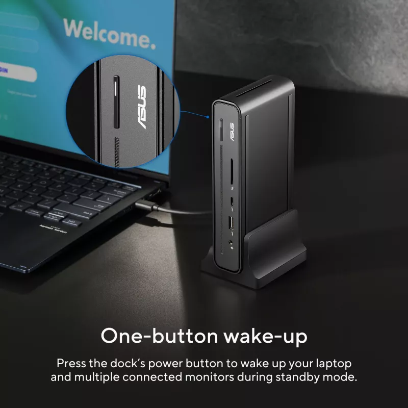 ASUS Triple Display USB-C Dock DC300 dokovacia stanica USB 3.2 Gen 2 (3.1 Gen 2) Type-C čierna
