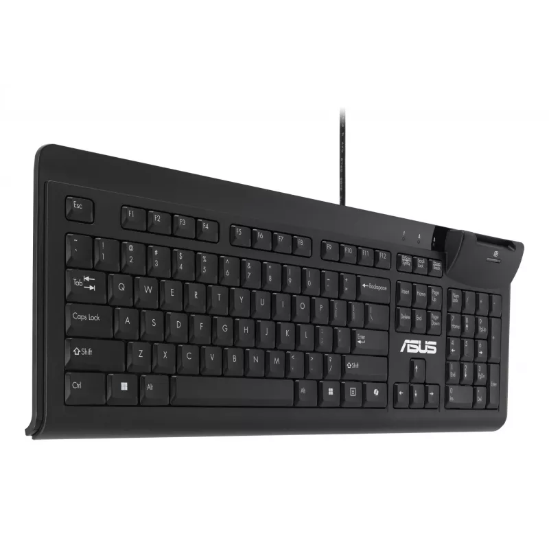ASUS Smart Card KU100 klávesnica pre domácnosť/kanceláriu USB čierna