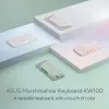 Bezdrôtová Bluetooth klávesnica ASUS Marshmallow KW100 — US International rozloženie, kompaktný dizajn