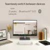 Bezdrôtová Bluetooth klávesnica ASUS Marshmallow KW100 — US International rozloženie, kompaktný dizajn