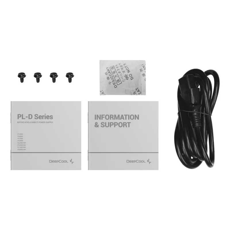 DEEPCOOL Pl650d napájací zdroj 650 W 20+4 Pin ATX - biely