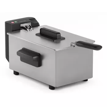 Fritéza Tristar FR-9334 – jedna 3 L kapacita, 2000 W, otočný regulátor, strieborná