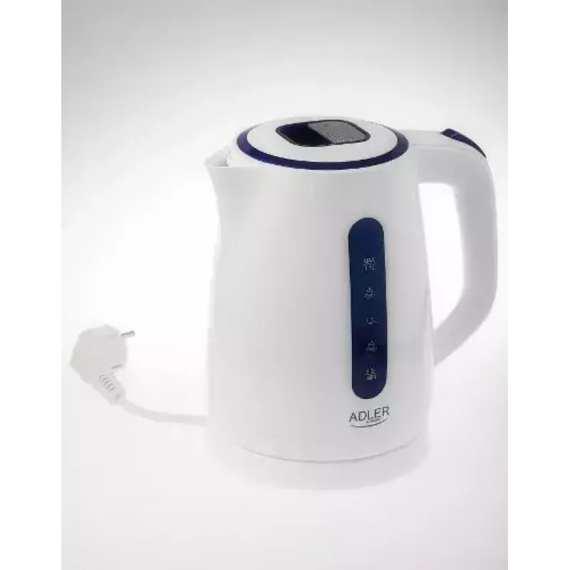 Kanvica Adler 1,7 L 2200 W modrá biela