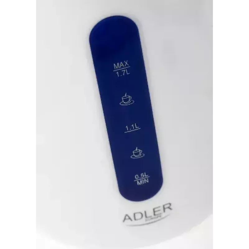 Kanvica Adler 1,7 L 2200 W modrá biela