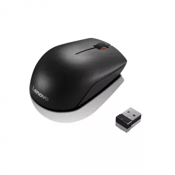 Lenovo Wireless Compact myš 300 čierna, 1000 DPI, 2,4 GHz