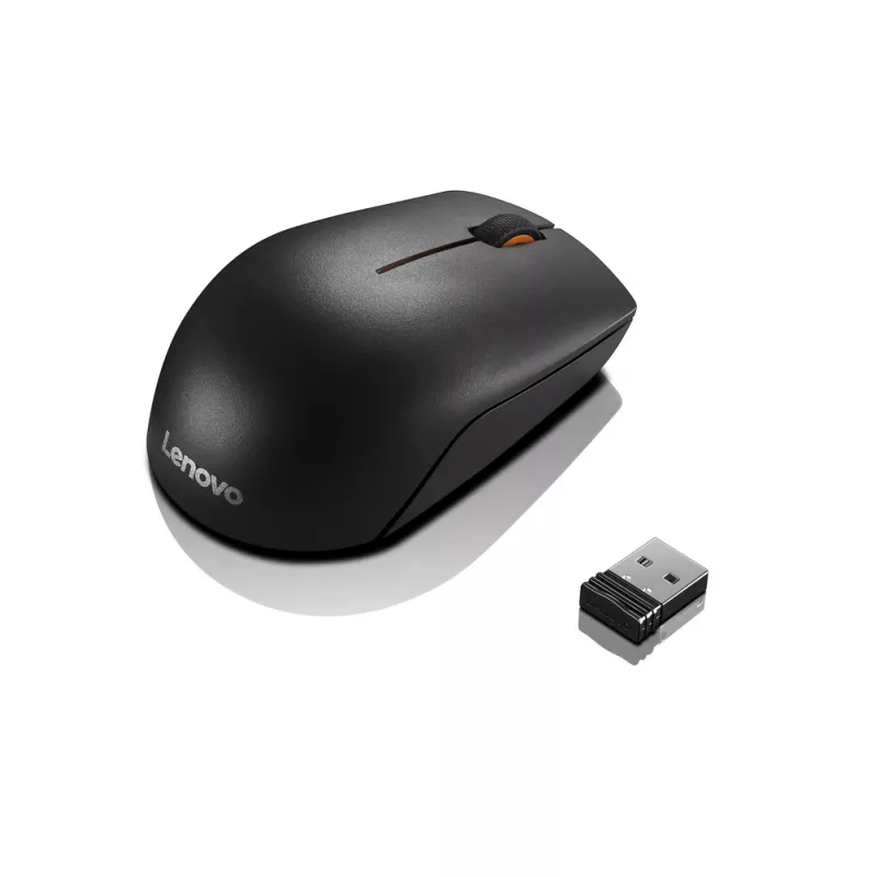 Lenovo Wireless Compact myš 300 čierna, 1000 DPI, 2,4 GHz