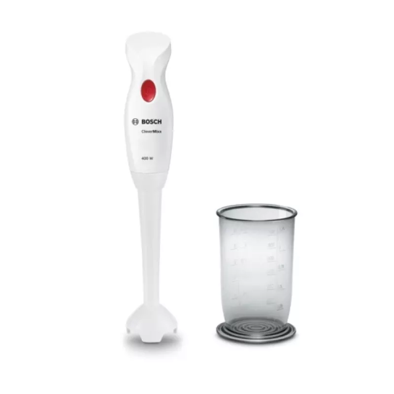 Tyčový mixér Bosch MSM14100 — 400 W, biely, 0,8 kg, 1,2 m kábel