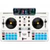 DJ kontroler Hercules DJControl Mix Ultra – biela, mobilný Bluetooth kontroler
