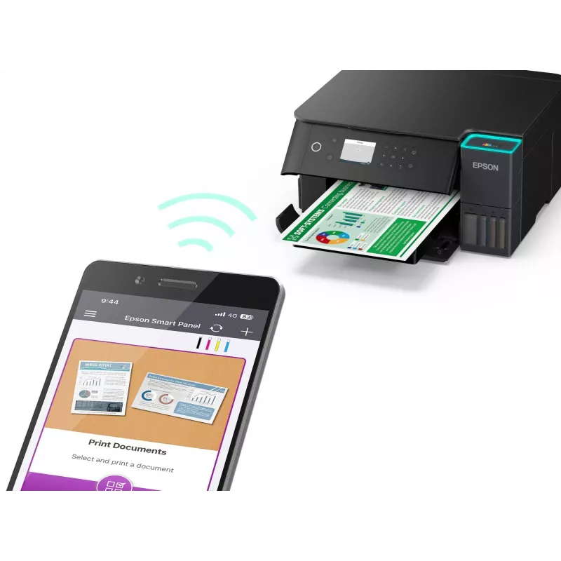 Multifunkčná atramentová tlačiareň Epson EcoTank L6360 — farebná, A4, 4800x1200 DPI, 35 ppm, Wi‑Fi, obojstranná tlač