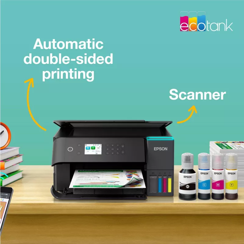 Multifunkčná atramentová tlačiareň Epson EcoTank L6360 — farebná, A4, 4800x1200 DPI, 35 ppm, Wi‑Fi, obojstranná tlač