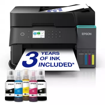 Multifunkčná atramentová tlačiareň Epson EcoTank L6370 — farebná, A4, 4800x1200 DPI, Wi‑Fi, Ethernet