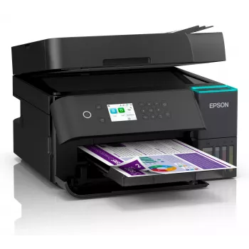 Multifunkčná atramentová tlačiareň Epson EcoTank L6370 — farebná, A4, 4800x1200 DPI, Wi‑Fi, Ethernet